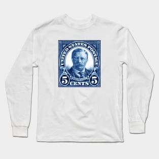 1922 Teddy Roosevelt Stamp Long Sleeve T-Shirt